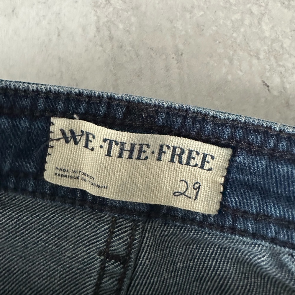 Free People We the Free Firecracker Jeans Holiday Tartan - Picture 5 of 8